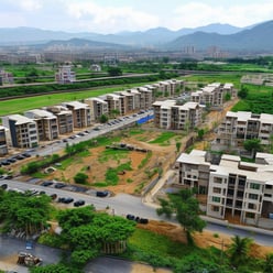 BuidlToRent Community partially constructed with land development surrounding